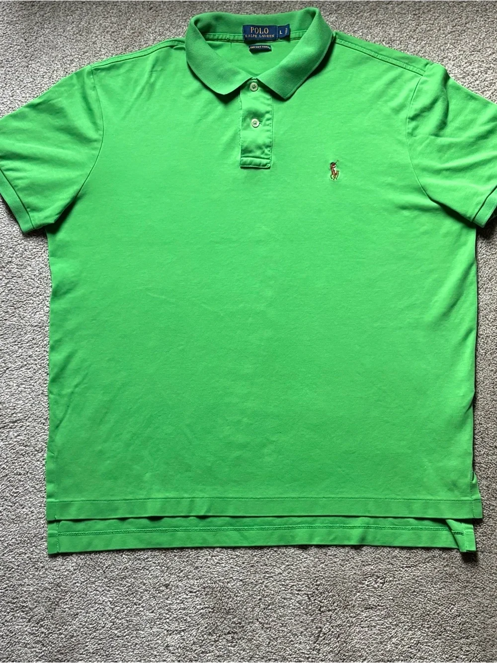 Ralph Lauren Bright Green Men’s Classic Polo
